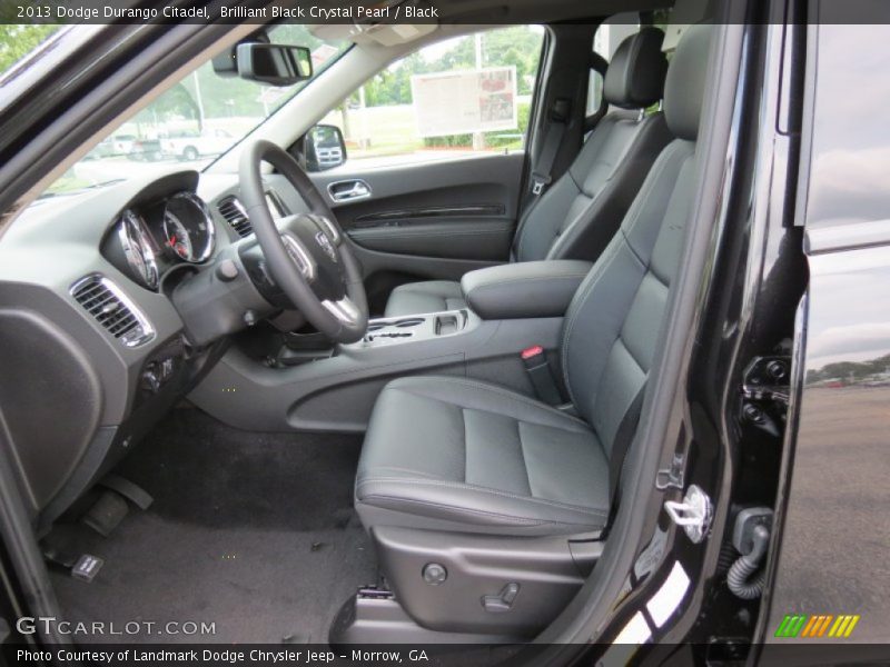 Brilliant Black Crystal Pearl / Black 2013 Dodge Durango Citadel