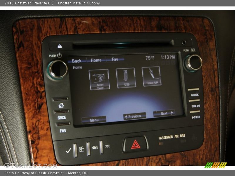 Tungsten Metallic / Ebony 2013 Chevrolet Traverse LT