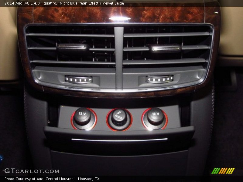 Night Blue Pearl Effect / Velvet Beige 2014 Audi A8 L 4.0T quattro
