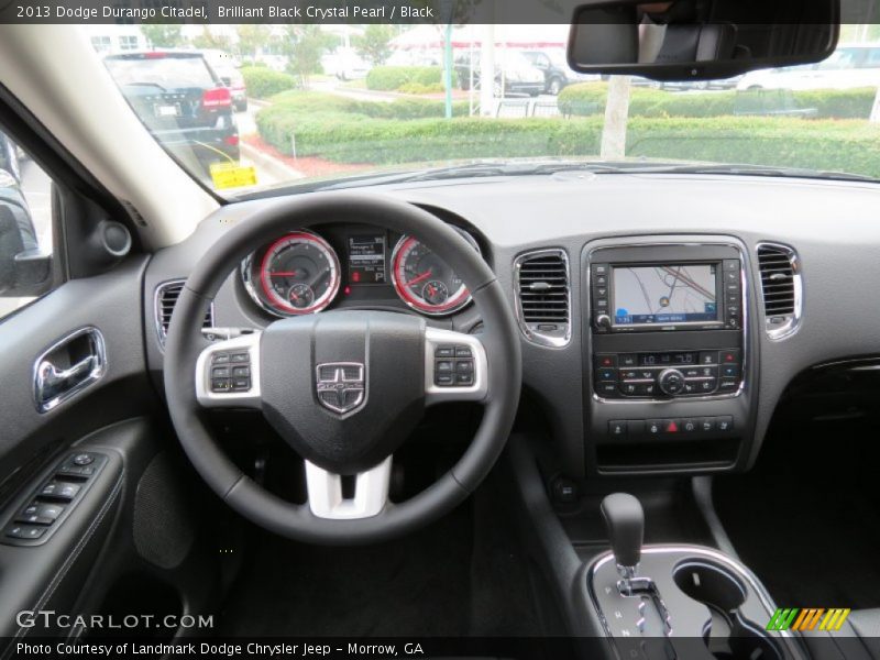 Brilliant Black Crystal Pearl / Black 2013 Dodge Durango Citadel