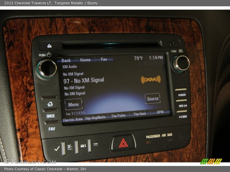 Tungsten Metallic / Ebony 2013 Chevrolet Traverse LT