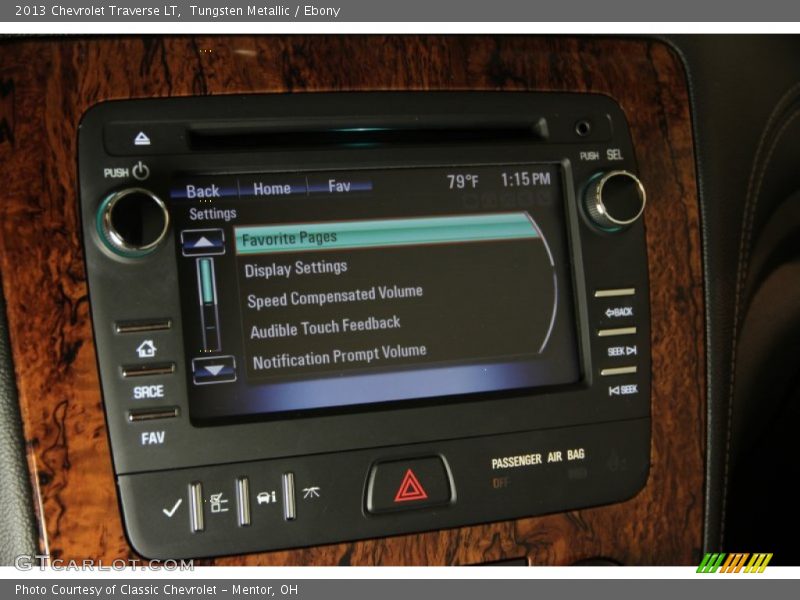 Tungsten Metallic / Ebony 2013 Chevrolet Traverse LT