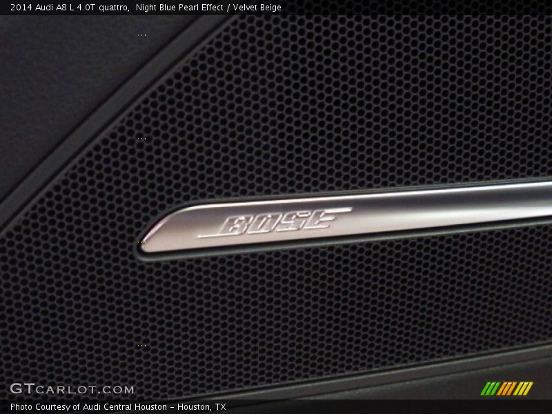 Night Blue Pearl Effect / Velvet Beige 2014 Audi A8 L 4.0T quattro