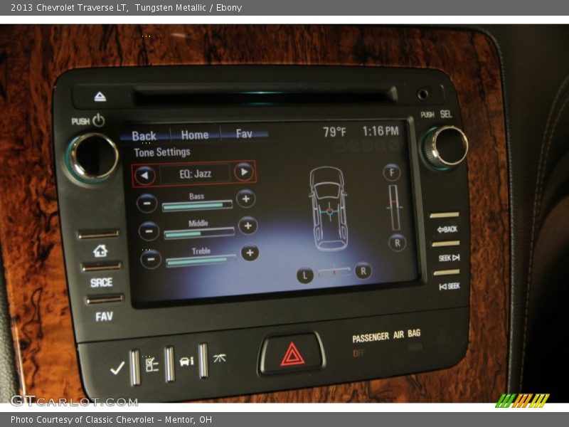 Tungsten Metallic / Ebony 2013 Chevrolet Traverse LT