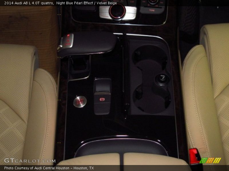 Night Blue Pearl Effect / Velvet Beige 2014 Audi A8 L 4.0T quattro