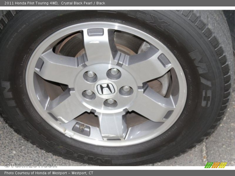 Crystal Black Pearl / Black 2011 Honda Pilot Touring 4WD