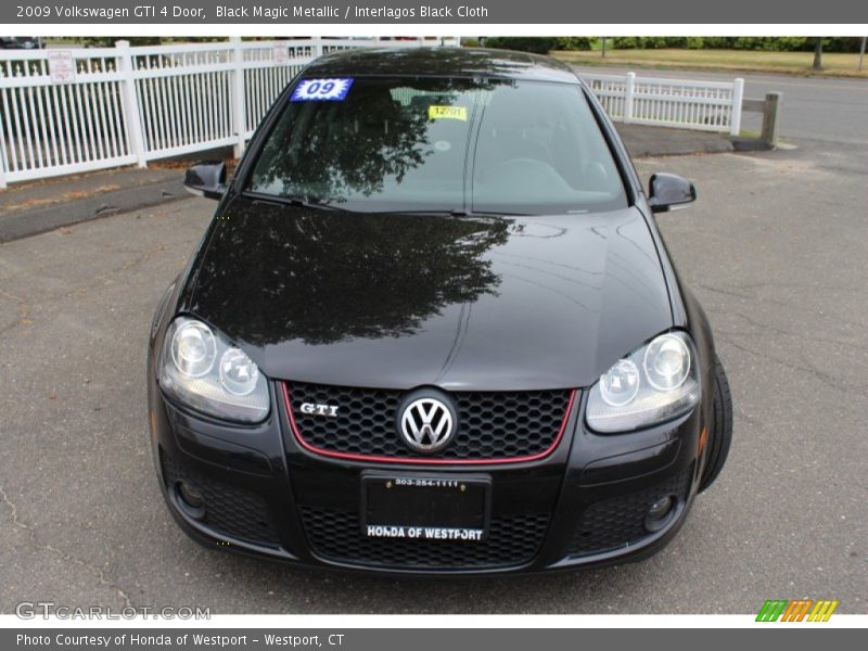 Black Magic Metallic / Interlagos Black Cloth 2009 Volkswagen GTI 4 Door