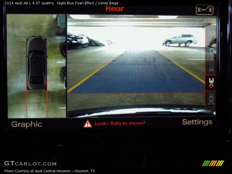 Night Blue Pearl Effect / Velvet Beige 2014 Audi A8 L 4.0T quattro