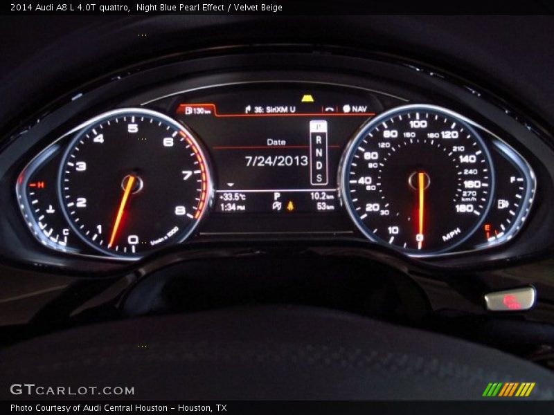 2014 A8 L 4.0T quattro L 4.0T quattro Gauges