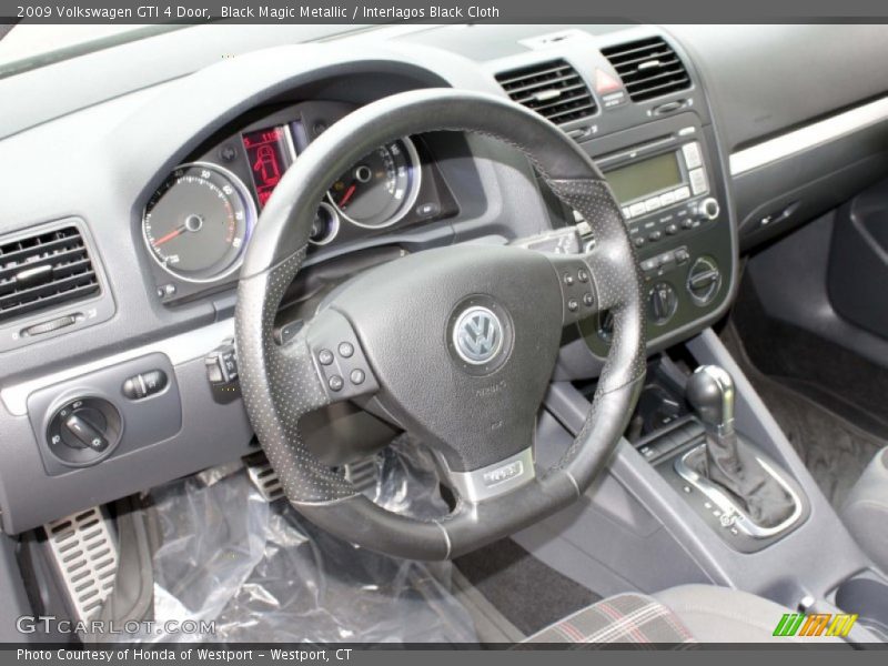 Black Magic Metallic / Interlagos Black Cloth 2009 Volkswagen GTI 4 Door