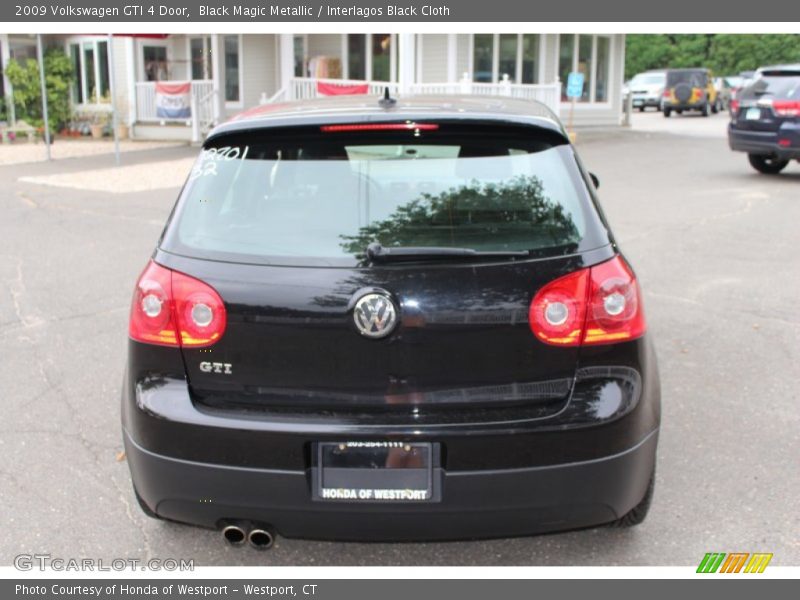 Black Magic Metallic / Interlagos Black Cloth 2009 Volkswagen GTI 4 Door