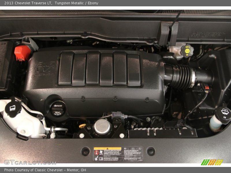 Tungsten Metallic / Ebony 2013 Chevrolet Traverse LT
