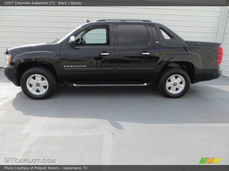 Black / Ebony 2007 Chevrolet Avalanche LTZ