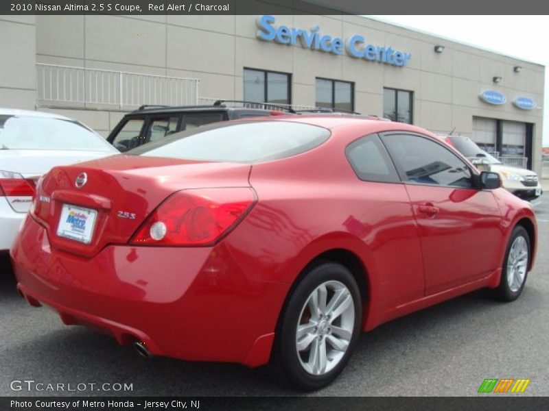 Red Alert / Charcoal 2010 Nissan Altima 2.5 S Coupe