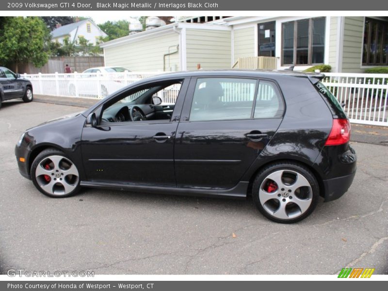 Black Magic Metallic / Interlagos Black Cloth 2009 Volkswagen GTI 4 Door