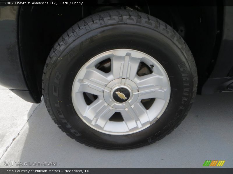 Black / Ebony 2007 Chevrolet Avalanche LTZ