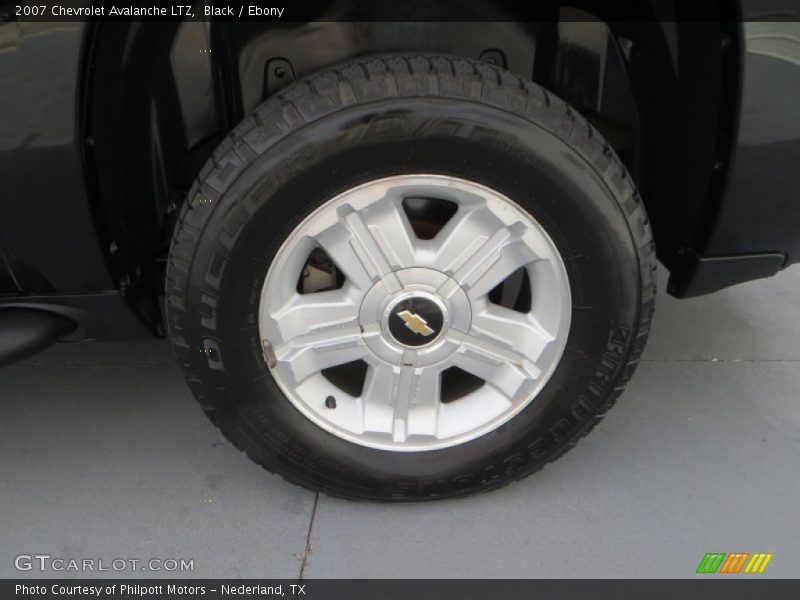 Black / Ebony 2007 Chevrolet Avalanche LTZ