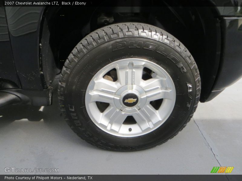 Black / Ebony 2007 Chevrolet Avalanche LTZ