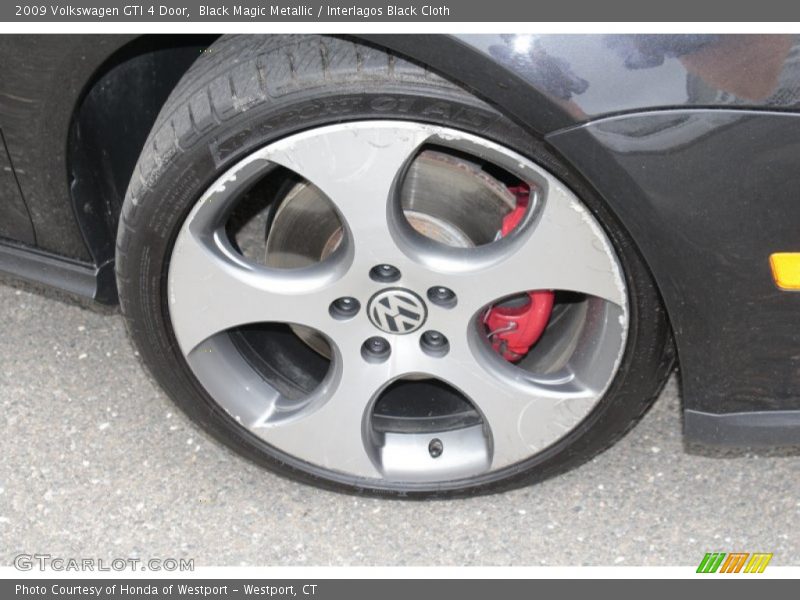 Black Magic Metallic / Interlagos Black Cloth 2009 Volkswagen GTI 4 Door