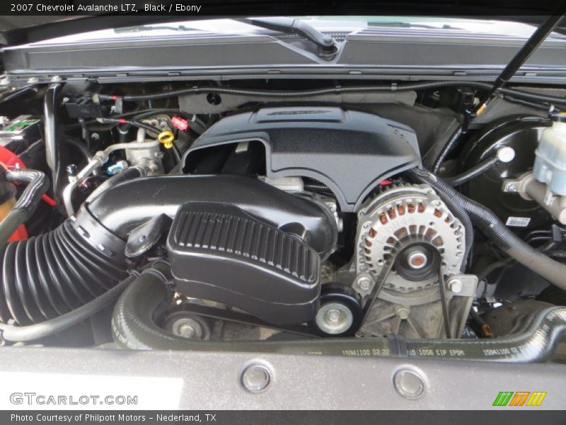 Black / Ebony 2007 Chevrolet Avalanche LTZ