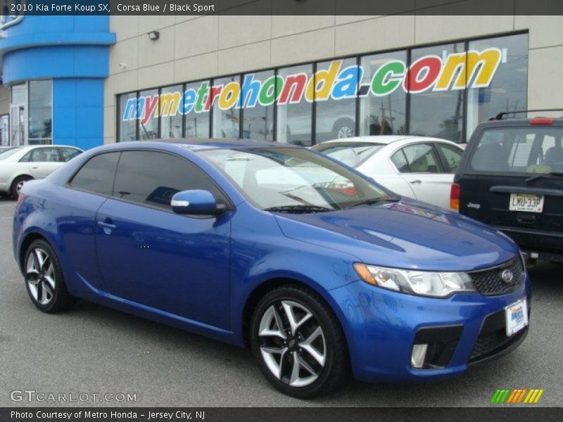 Corsa Blue / Black Sport 2010 Kia Forte Koup SX