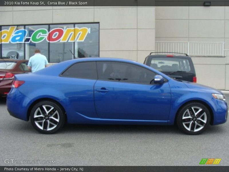 Corsa Blue / Black Sport 2010 Kia Forte Koup SX
