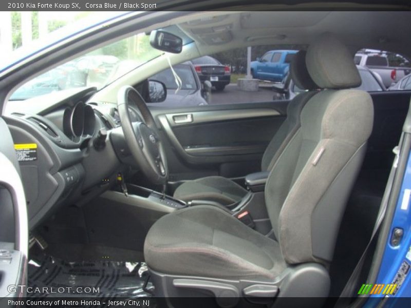 Corsa Blue / Black Sport 2010 Kia Forte Koup SX