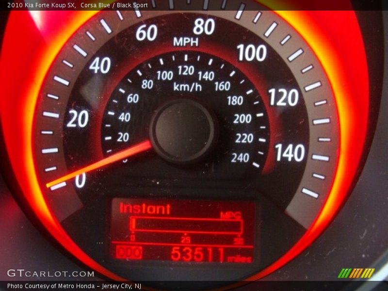 Corsa Blue / Black Sport 2010 Kia Forte Koup SX