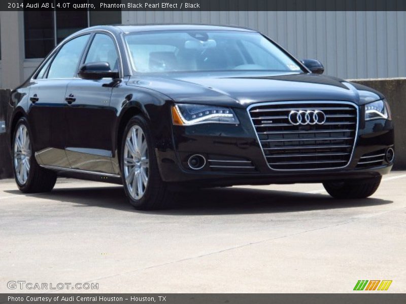 Phantom Black Pearl Effect / Black 2014 Audi A8 L 4.0T quattro