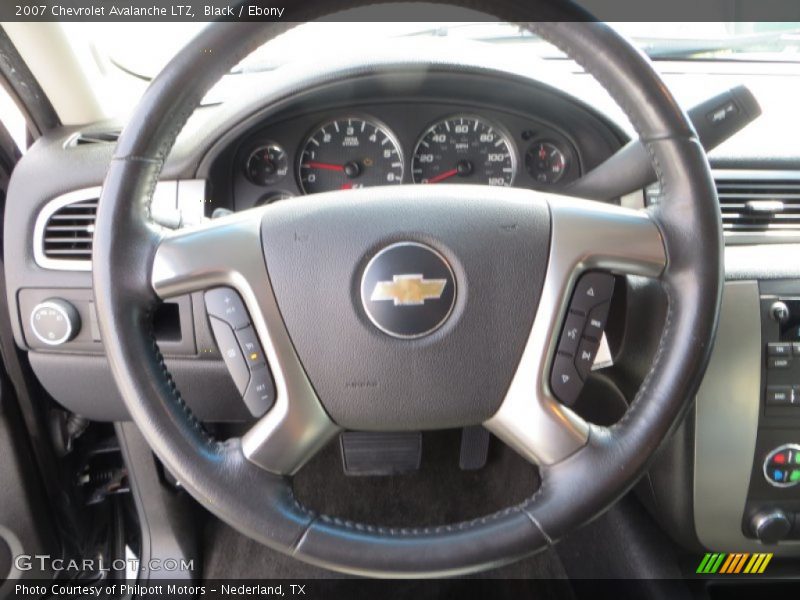 Black / Ebony 2007 Chevrolet Avalanche LTZ