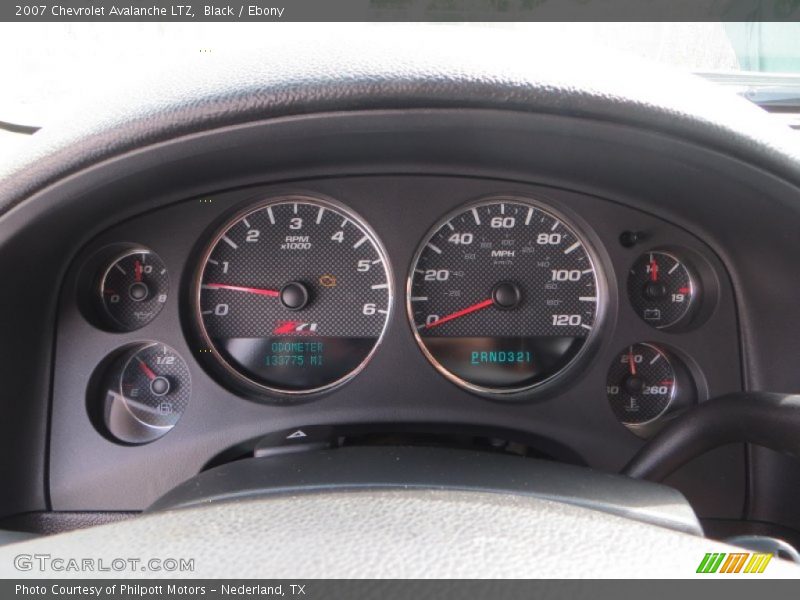 Black / Ebony 2007 Chevrolet Avalanche LTZ