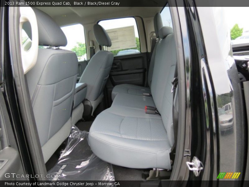 Black / Black/Diesel Gray 2013 Ram 1500 Express Quad Cab
