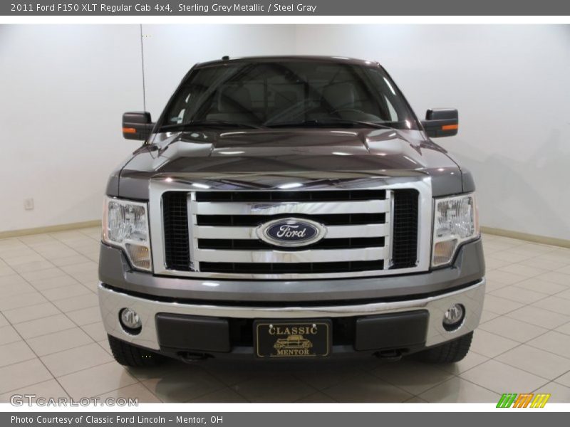 Sterling Grey Metallic / Steel Gray 2011 Ford F150 XLT Regular Cab 4x4