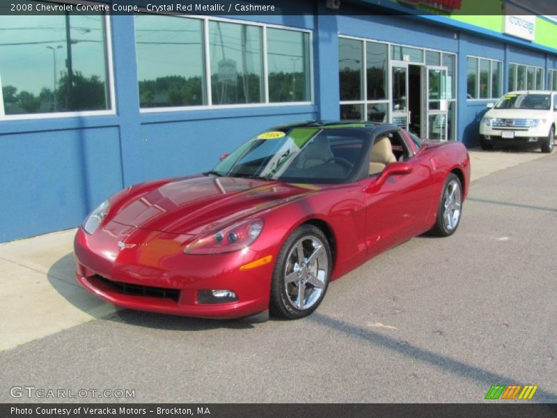 Crystal Red Metallic / Cashmere 2008 Chevrolet Corvette Coupe
