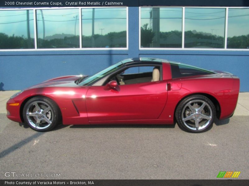 Crystal Red Metallic / Cashmere 2008 Chevrolet Corvette Coupe