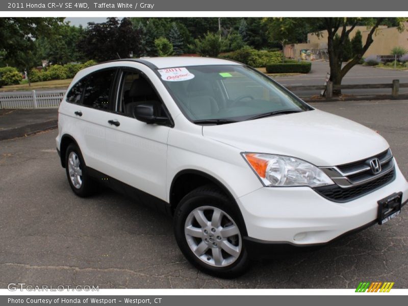 Taffeta White / Gray 2011 Honda CR-V SE 4WD