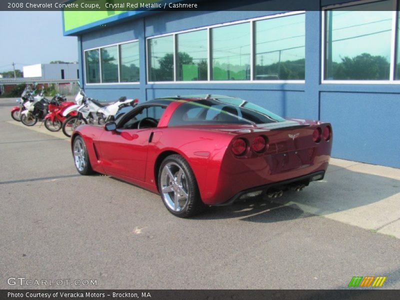 Crystal Red Metallic / Cashmere 2008 Chevrolet Corvette Coupe