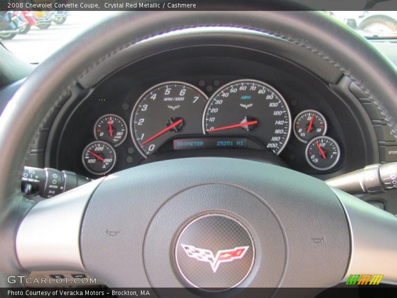 Crystal Red Metallic / Cashmere 2008 Chevrolet Corvette Coupe