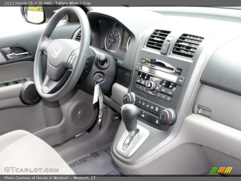 Taffeta White / Gray 2011 Honda CR-V SE 4WD