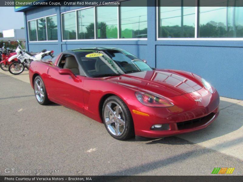 Crystal Red Metallic / Cashmere 2008 Chevrolet Corvette Coupe