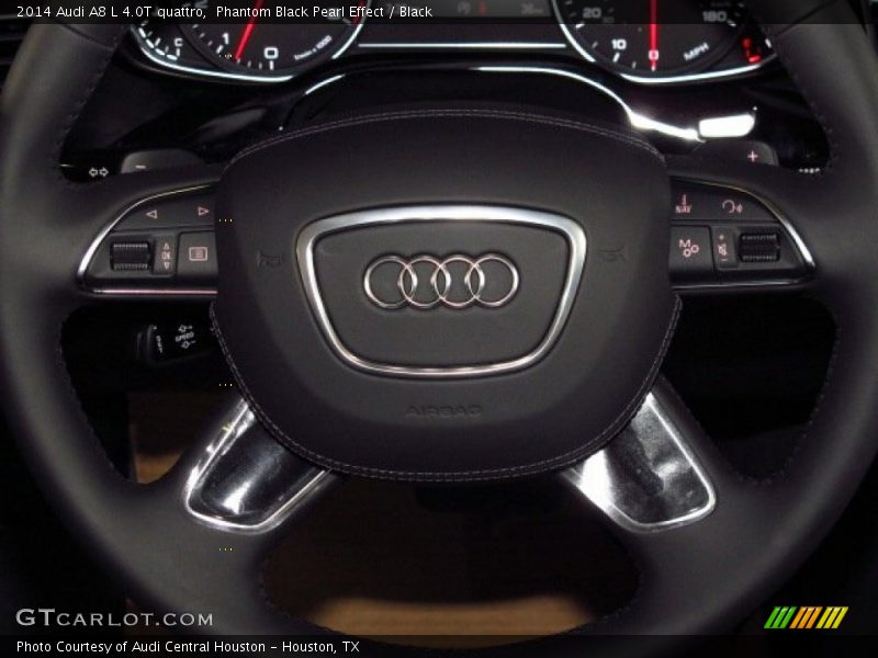 Phantom Black Pearl Effect / Black 2014 Audi A8 L 4.0T quattro