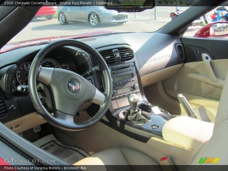 Crystal Red Metallic / Cashmere 2008 Chevrolet Corvette Coupe