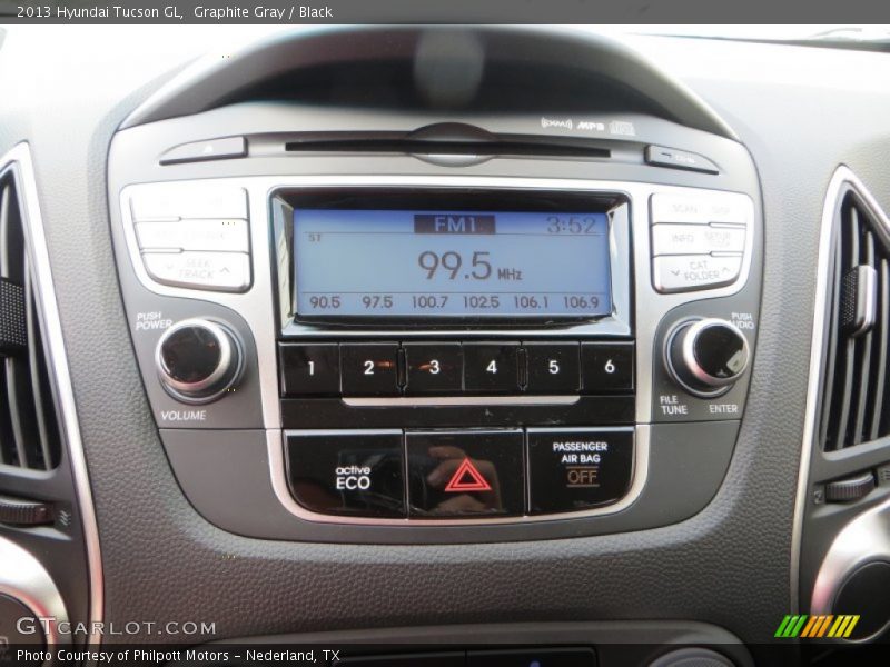 Graphite Gray / Black 2013 Hyundai Tucson GL