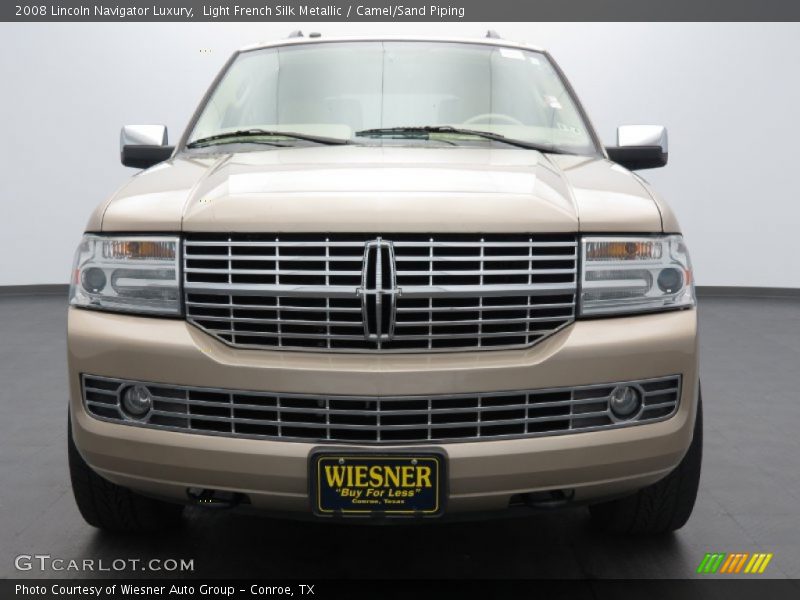 Light French Silk Metallic / Camel/Sand Piping 2008 Lincoln Navigator Luxury