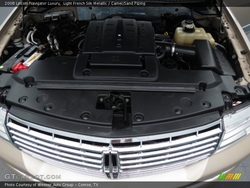 Light French Silk Metallic / Camel/Sand Piping 2008 Lincoln Navigator Luxury