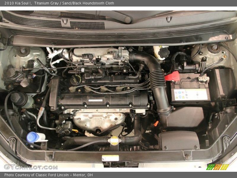 Titanium Gray / Sand/Black Houndstooth Cloth 2010 Kia Soul !