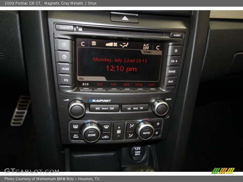 Controls of 2009 G8 GT