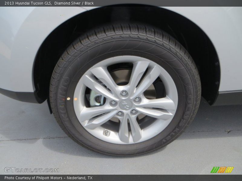 Diamond Silver / Black 2013 Hyundai Tucson GLS