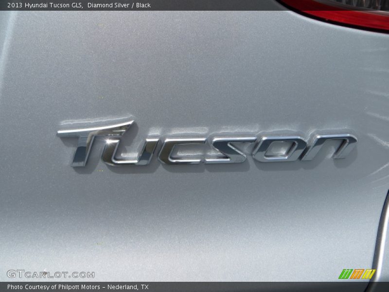 Diamond Silver / Black 2013 Hyundai Tucson GLS