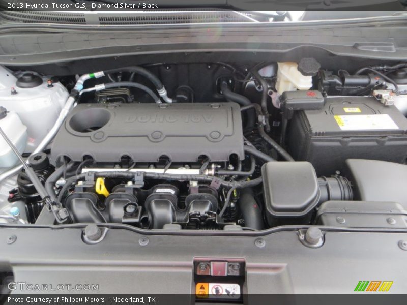 Diamond Silver / Black 2013 Hyundai Tucson GLS